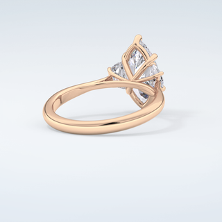 2.0 CT Marquise Cut Three Stone Moissanite Engagement Ring 9