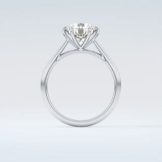 2.0 CT Round Cut Solitaire Moissanite Engagement Ring 14