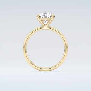 2.0 CT Round Cut Solitaire Moissanite Engagement Ring 2