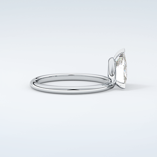 1.5 CT Trillion Cut Solitaire Moissanite Engagement Ring 16