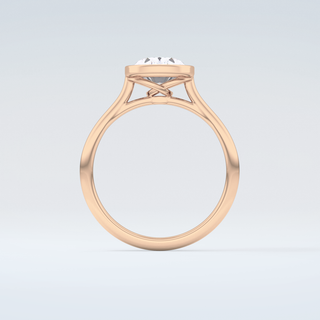 2.0 CT Oval Cut Solitaire Bezel Moissanite Engagement Ring 8