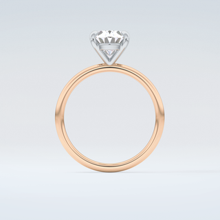 2.0 CT Oval Cut Solitaire Moissanite Engagement Ring 8