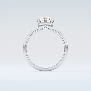 2.0 CT Round Cut Solitaire Moissanite Engagement Ring 14