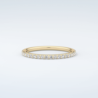 0.5 TCW Round Shaped Moissanite Wedding Band 3