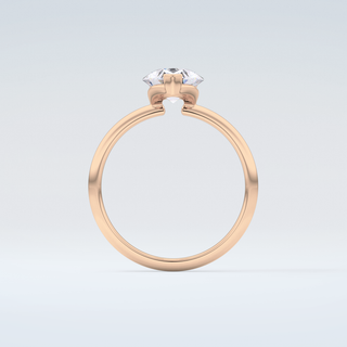 2.0 CT Pear Cut Solitaire Moissanite Engagement Ring 8