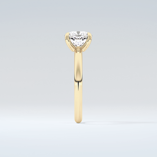 2.0 CT Cushion Cut Solitaire Moissanite Engagement Ring 5