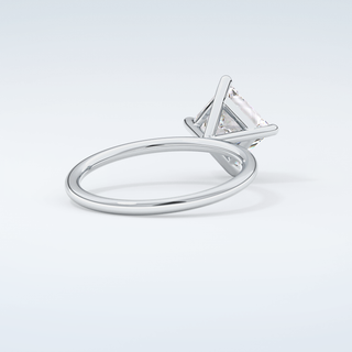 2.0 CT Princess Cut Solitaire Moissanite Engagement Ring 15