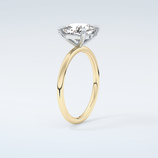 2.0 CT Cushion Cut Solitaire Moissanite Engagement Ring 6