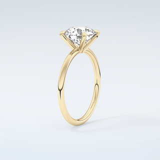 2.0 CT Round Cut Solitaire Moissanite Engagement Ring 6