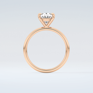 2.0 CT Oval Cut Solitaire Moissanite Engagement Ring 8