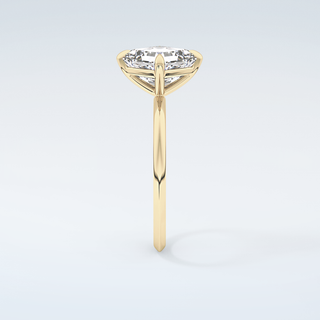 2.0 CT Asscher Cut Solitaire Moissanite Engagement Ring 6