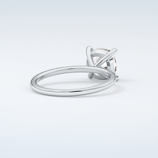 2.0 CT Cushion Cut Solitaire Moissanite Engagement Ring 15