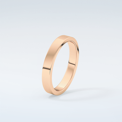 Solid Classic Shank Wedding Band