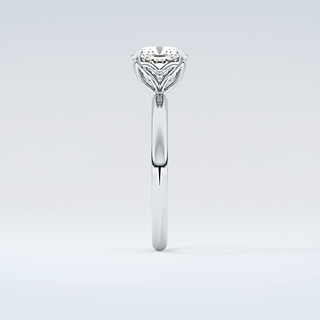 2.0 CT Cushion Cut Solitaire Moissanite Engagement Ring 17