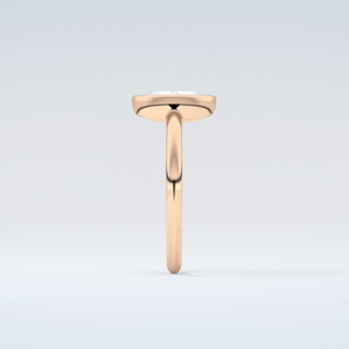 1.0 CT Rose Cut Bezel Style Moissanite Engagement Ring 11