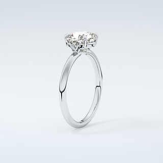 2.0 CT Cushion Cut Solitaire Moissanite Engagement Ring 18