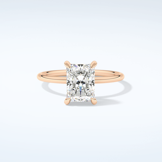 2.0 CT Radiant Cut Solitaire Moissanite Engagement Ring 7