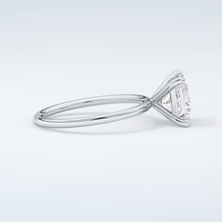 2.0 CT Princess Cut Solitaire Moissanite Engagement Ring 16