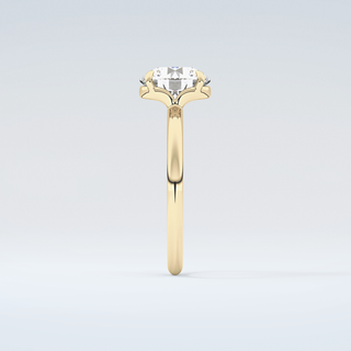 2.0 CT Round Cut Solitaire Moissanite Engagement Ring 5