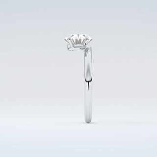 1.5 CT Oval  Cut Solitaire Moissanite Engagement Ring 17