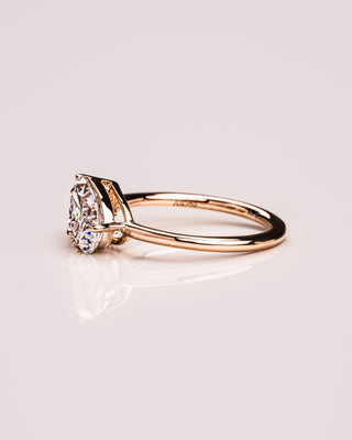 1.95 CT Pear & Princess Cut Toi Et Moi Moissanite Engagement Ring