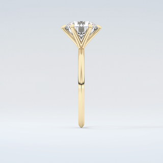 2.0 CT Round Cut Solitaire Moissanite Engagement Ring 5