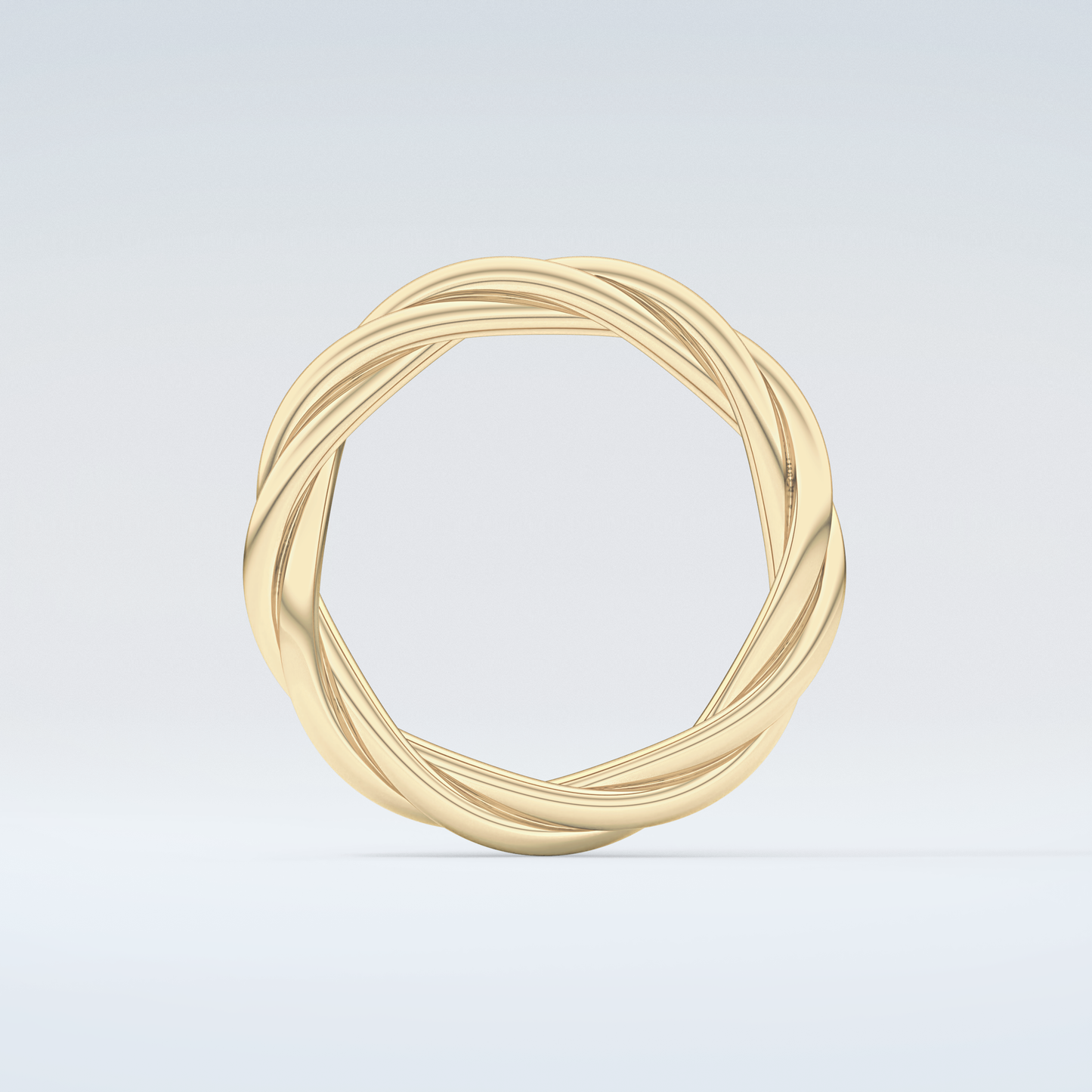 Classic Rope Twisted Shank Wedding Band