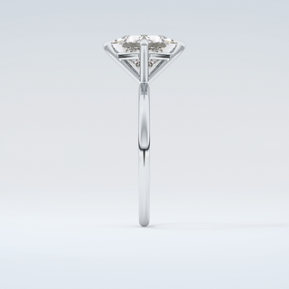 2.0 CT Princess Cut Solitaire Moissanite Engagement Ring 17