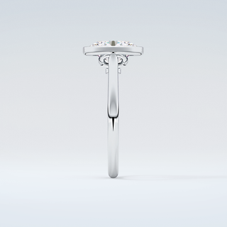 2.0 CT Oval Cut Solitaire Bezel Moissanite Engagement Ring 17