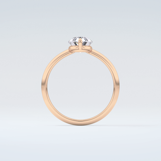 2.0 CT Pear Cut Solitaire Moissanite Engagement Ring 8