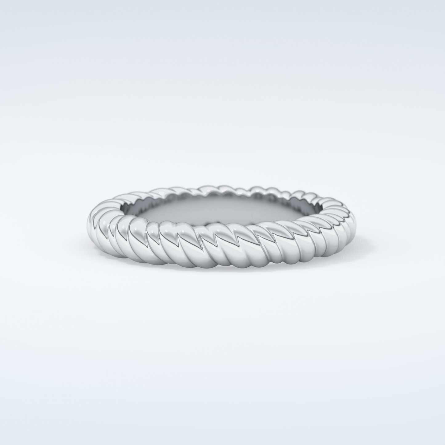 Gold Rope - Twisted Shank Wedding Band