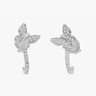 1.0 CT Round Bezel Solitaire Lab Grown Diamond Earrings