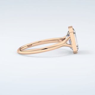 2.0 CT Emerald Cut Solitaire Moissanite Engagement Ring 10