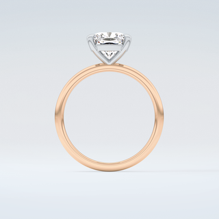 2.0 CT Cushion Cut Solitaire Moissanite Engagement Ring 8