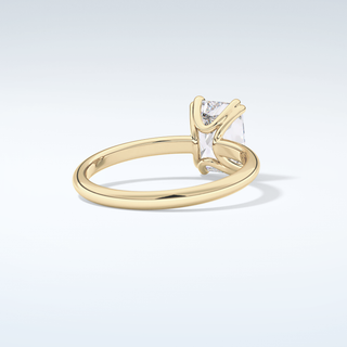 2.0 CT Radiant Cut Solitaire Style Moissanite Engagement Ring 3