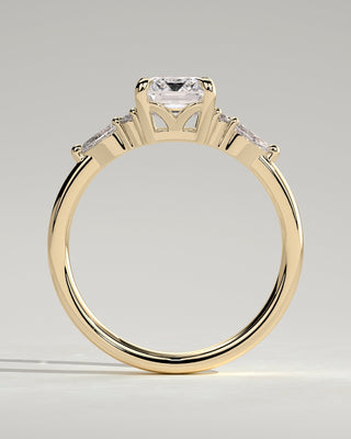 Round Halo, Pave & Split Shank Engagement Ring – 1.93 CT Lab Grown Diamond
