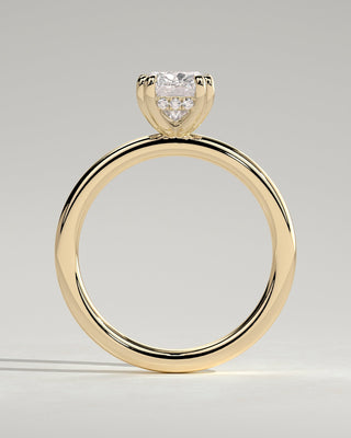Round Halo, Pave & Split Shank Engagement Ring – 1.93 CT Lab Grown Diamond
