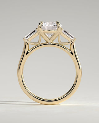 Round Halo, Pave & Split Shank Engagement Ring – 1.93 CT Lab Grown Diamond