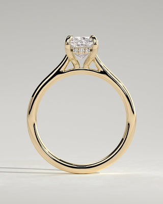 Round Halo, Pave & Split Shank Engagement Ring – 1.93 CT Lab Grown Diamond