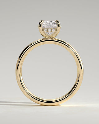Round Halo, Pave & Split Shank Engagement Ring – 1.93 CT Lab Grown Diamond