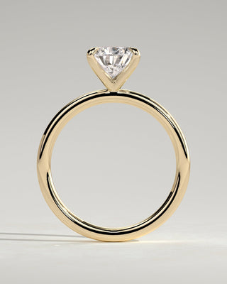 Round Halo, Pave & Split Shank Engagement Ring – 1.93 CT Lab Grown Diamond