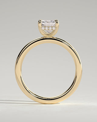 Round Halo, Pave & Split Shank Engagement Ring – 1.93 CT Lab Grown Diamond