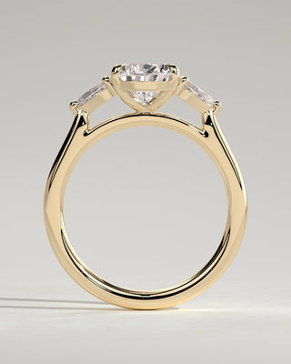 Round Halo, Pave & Split Shank Engagement Ring – 1.93 CT Lab Grown Diamond