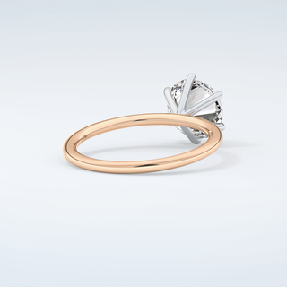 2.0 CT Round Cut Solitaire Moissanite Engagement Ring 9