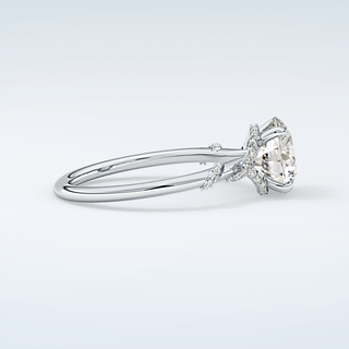 2.0 CT  Round Cut Hidden Multiple Stone Moissanite Engagement Ring 16