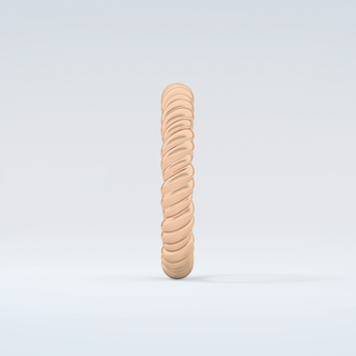 Gold Rope - Twisted Shank Wedding Band 11