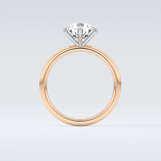 2.0 CT Round Cut Solitaire Moissanite Engagement Ring 8