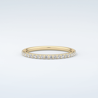 0.5 TCW Round Shaped Moissanite Wedding Band 4