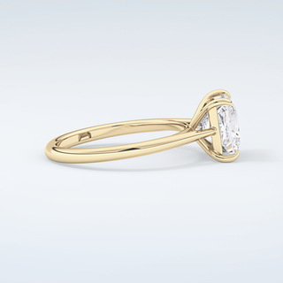 2.0 CT Princess Cut Solitaire Moissanite Engagement Ring 4