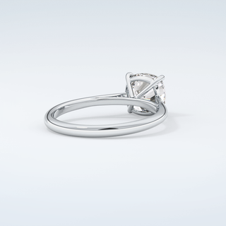 2.0 CT Cushion Cut Solitaire Moissanite Engagement Ring 15